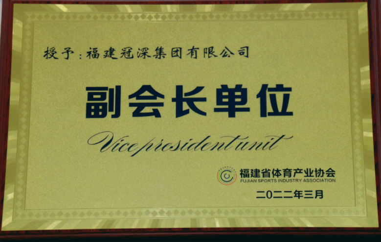 福建省体育产业协会副会长单位